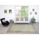 Vintage Floral Design Wool Rug. Beige Handmade Turkish Area Rug for Farmhouse Decor Vintage Floral Design Wool Rug. Beige Handmade Turkish Area Rug for Farmhouse Decor