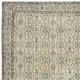 Vintage Floral Design Wool Rug. Beige Handmade Turkish Area Rug for Farmhouse Decor Vintage Floral Design Wool Rug. Beige Handmade Turkish Area Rug for Farmhouse Decor