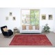 Vintage Handmade Turkish Wool Area Rug Overdyed in Red for Modern Home and Office Vintage Handmade Turkish Wool Area Rug Overdyed in Red for Modern Home and Office