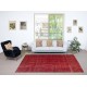 Vintage Turkish Wool Rug. Overdyed Red, Handmade Area Rug for Modern Interiors Vintage Turkish Wool Rug. Overdyed Red, Handmade Area Rug for Modern Interiors