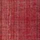 Vintage Turkish Wool Rug. Overdyed Red, Handmade Area Rug for Modern Interiors Vintage Turkish Wool Rug. Overdyed Red, Handmade Area Rug for Modern Interiors