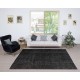 Black Overdyed Handmade Wool Rug. Vintage Turkish Area Rug for Living Room Black Overdyed Handmade Wool Rug. Vintage Turkish Area Rug for Living Room