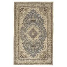 Vintage Turkish Wool Rug. Hand-Knotted Area Carpet for Country Farmhouse Decoration