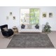 Gray Redyed Vintage Turkish Wool Rug. Handmade and Hand-Knotted Area Carpet for Modern Interiors Gray Redyed Vintage Turkish Wool Rug. Handmade and Hand-Knotted Area Carpet for Modern Interiors