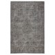 Gray Redyed Vintage Turkish Wool Rug. Handmade and Hand-Knotted Area Carpet for Modern Interiors Gray Redyed Vintage Turkish Wool Rug. Handmade and Hand-Knotted Area Carpet for Modern Interiors