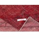 Modern Red Turkish Rug for Bedroom. Vintage Handmade Wool Area Rug for Living Room Modern Red Turkish Rug for Bedroom. Vintage Handmade Wool Area Rug for Living Room