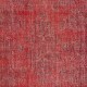 Red Overdyed Vintage Area Rug, Handwoven and Handknotted in Turkey for Modern Interiors Red Overdyed Vintage Area Rug, Handwoven and Handknotted in Turkey for Modern Interiors