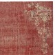 One-of-a-pair Vintage Hand-Knotted Chinese Art Deco Design Red Area Rug One-of-a-pair Vintage Hand-Knotted Chinese Art Deco Design Red Area Rug