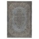 Gray Overdyed Area Rug, Handknotted and Handwoven in Turkey Gray Overdyed Area Rug, Handknotted and Handwoven in Turkey