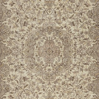 Handmade Vintage Turkish Beige Area Rug. Natural Wool and Cotton Carpet for Rustic or Country Style Home