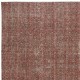Hand-knotted Vintage Turkish Red Wool Area Rug with Floral Design for Home and Office Decor Hand-knotted Vintage Turkish Red Wool Area Rug with Floral Design for Home and Office Decor