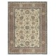 Authentic Vintage Turkish Beige Wool Area Rug with Floral Design. Hand-knotted in Turkey Authentic Vintage Turkish Beige Wool Area Rug with Floral Design. Hand-knotted in Turkey