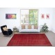 Hand-knotted Vintage Turkish Wool Area Rug Overdyed in Red for Modern Interiors Hand-knotted Vintage Turkish Wool Area Rug Overdyed in Red for Modern Interiors