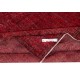 Hand-knotted Vintage Turkish Wool Area Rug Overdyed in Red for Modern Interiors Hand-knotted Vintage Turkish Wool Area Rug Overdyed in Red for Modern Interiors