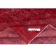 Vintage Handmade Turkish Wool Area Rug Overdyed in Red for Modern Home and Office Vintage Handmade Turkish Wool Area Rug Overdyed in Red for Modern Home and Office