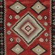 Vintage Handwoven Red Kilim. Turkish Flat-Weave Rug. 100% Wool Vintage Handwoven Red Kilim. Turkish Flat-Weave Rug. 100% Wool
