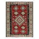 Vintage Handwoven Red Kilim. Turkish Flat-Weave Rug. 100% Wool Vintage Handwoven Red Kilim. Turkish Flat-Weave Rug. 100% Wool
