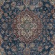 Traditional Vintage Handmade Turkish Area Rug. Hand-knotted Wool Carpet with Medallion Design Traditional Vintage Handmade Turkish Area Rug. Hand-knotted Wool Carpet with Medallion Design