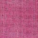 Hand-knotted Vintage Turkish Wool Area Rug Overdyed in Pink for Modern Interiors Hand-knotted Vintage Turkish Wool Area Rug Overdyed in Pink for Modern Interiors