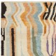 Abstract Hand-knotted Tulu Rug. 100% Wool. Multicolor Carpet for Living Room decor. Vibrant Handmade Rug. Custom Options Available