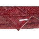 Red Overdyed Wool Rug. Vintage Turkish Handmade Area Rug for Bedroom Red Overdyed Wool Rug. Vintage Turkish Handmade Area Rug for Bedroom