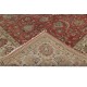One-of-a-kind Vintage Turkish Large Area Rug. Red Hand-knotted Wool Carpet for Living Room