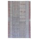Vintage Turkish Kilim. Gray Handwoven Cotton & Goat Hair Rug. Oversize Carpet Vintage Turkish Kilim. Gray Handwoven Cotton & Goat Hair Rug. Oversize Carpet