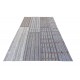 Vintage Gray Kilim Rug. Handwoven Cotton & Goat Hair, Oversize Turkish Flat-Weave Carpet