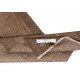 Brown Runner Rug for Hallway. Vintage Corridor Rug. Handmade Stair Rug. Kitchen Runner