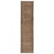 Brown Runner Rug for Hallway. Vintage Corridor Rug. Handmade Stair Rug. Kitchen Runner