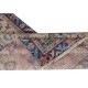 Handmade Turkish Rug for Bohemian and Classic Interiors. Vintage Floral Design Accent Rug