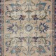 Handmade Turkish Rug for Bohemian and Classic Interiors. Vintage Floral Design Accent Rug