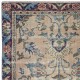 Handmade Turkish Rug for Bohemian and Classic Interiors. Vintage Floral Design Accent Rug