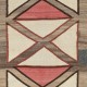 Antique Navajo Geometric Rug, Handwoven Wool, Natural Colors, Circa 1920–1940