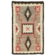 Antique Navajo Storm Pattern Rug, Handwoven Wool, Natural Colors, Circa 1930–1950 Antique Navajo Storm Pattern Rug, Handwoven Wool, Natural Colors, Circa 1930–1950