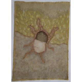 METAMORPHOSIS (7) – Plant-Dyed Botanical Art on Cotton Canvas METAMORPHOSIS (7) – Plant-Dyed Botanical Art on Cotton Canvas