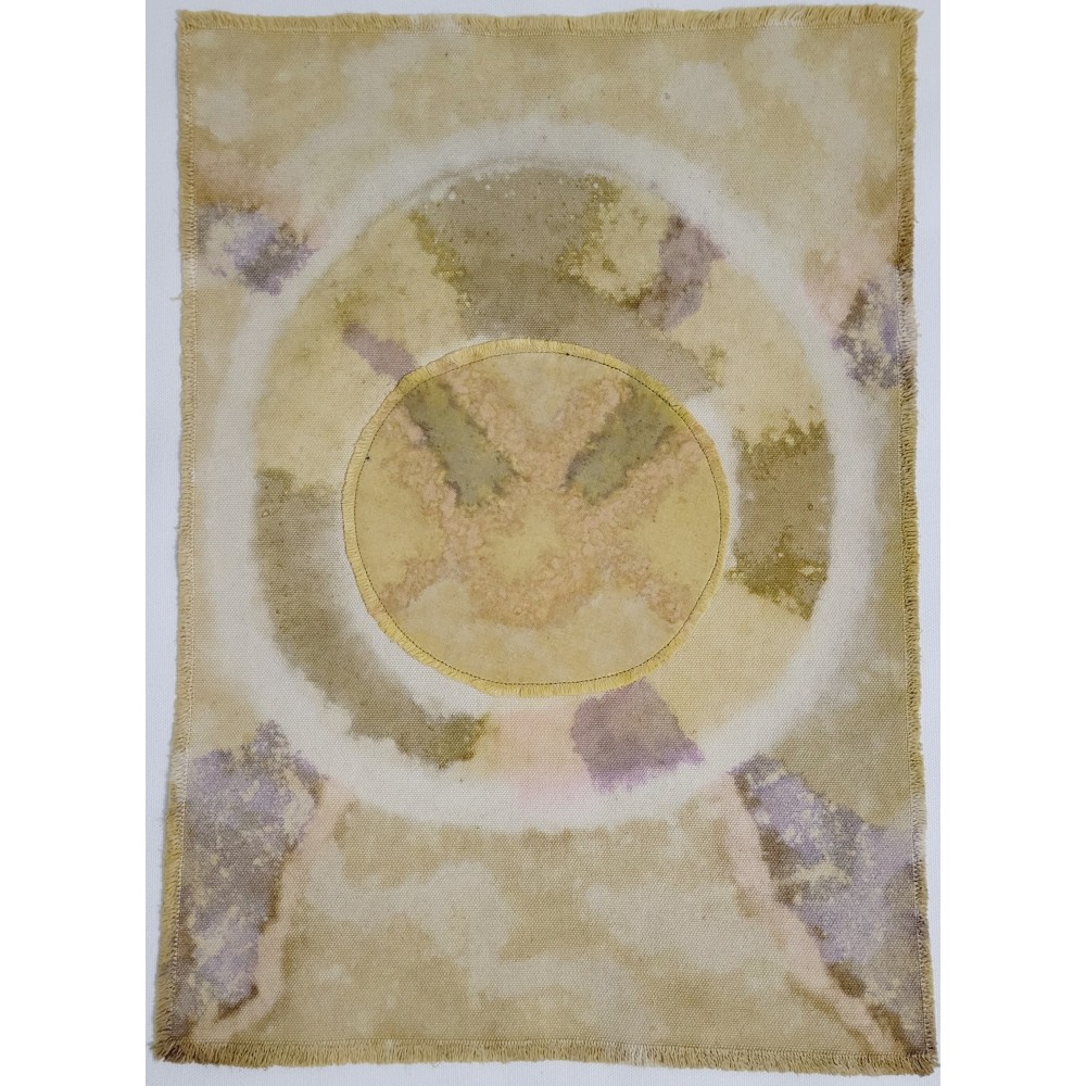 RITUAL (12) – Plant-Dyed Botanical Art on Cotton Canvas RITUAL (12) – Plant-Dyed Botanical Art on Cotton Canvas