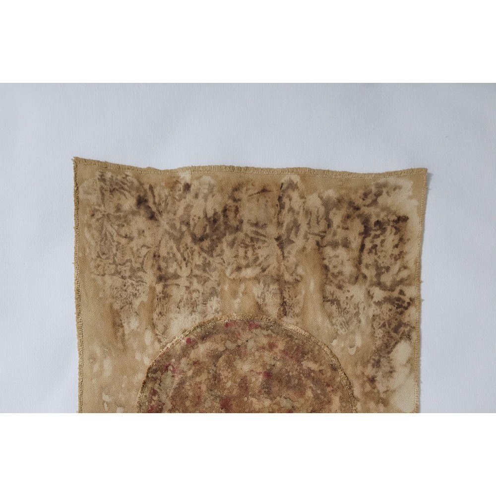 THE HEART OF THE EARTH (17) – Plant-Dyed Botanical Art on Cotton Canvas THE HEART OF THE EARTH (17) – Plant-Dyed Botanical Art on Cotton Canvas