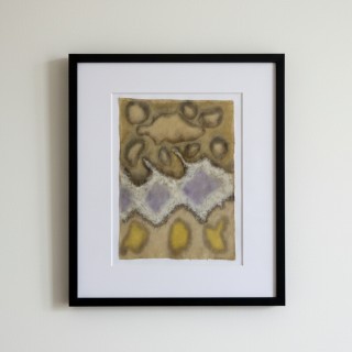 MOTION (19) – Plant-Dyed Botanical Art on Cotton Canvas