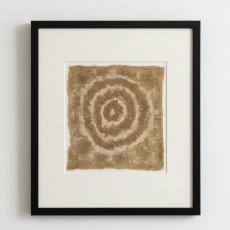 MEDITATION (13) – Plant-Dyed Botanical Art on Cotton Muslin
