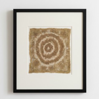 MEDITATION (13) – Plant-Dyed Botanical Art on Cotton Muslin