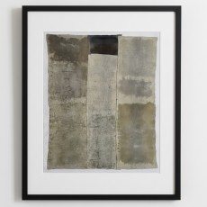 TIME (8) – Plant-Dyed Botanical Art on Cotton Canvas with Iron Sulphate