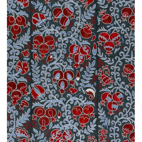 Brand New Uzbek Suzani Textile. Embroidered Cotton & Silk Wall Hanging, Bed Cover Brand New Uzbek Suzani Textile. Embroidered Cotton & Silk Wall Hanging, Bed Cover