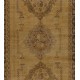 Authentic Hand-Knotted Vintage Turkish Runner Rug for Hallway Decor