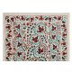 Modern Tapestry, Silk Embroidered Wall Hanging, Uzbek Suzani Bedspread