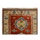 New Hand-knotted Turkish Area Rug, 100% Wool. Soft medium pile