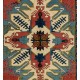 New Hand-knotted Turkish Area Rug, 100% Wool. Soft medium pile