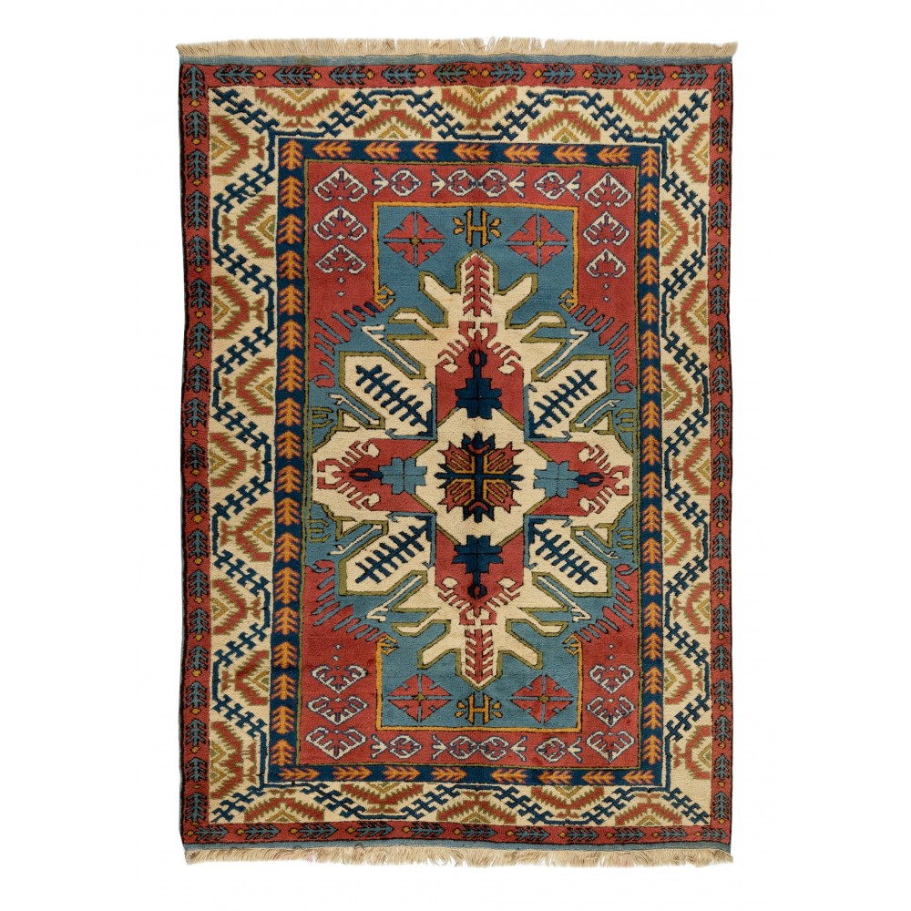 New Hand-knotted Turkish Area Rug, 100% Wool. Soft medium pile