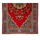 Mid-20th Century Handmade Anatolian Area Rug with Floral Medallion Design