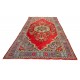 Mid-20th Century Handmade Anatolian Area Rug with Floral Medallion Design